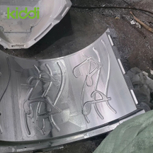 Molde deslizante de tubo espiral feito de alumínio fundido