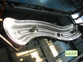 Molde rotacional de alumínio para corrediça de banana de plástico para equipamentos de playground